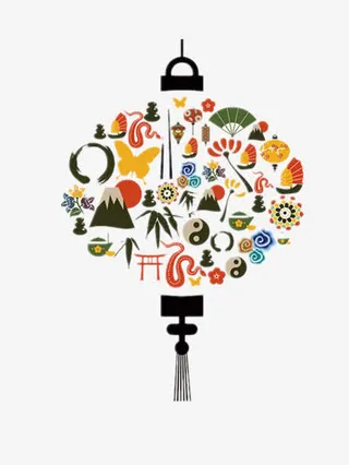 中国风元素免抠