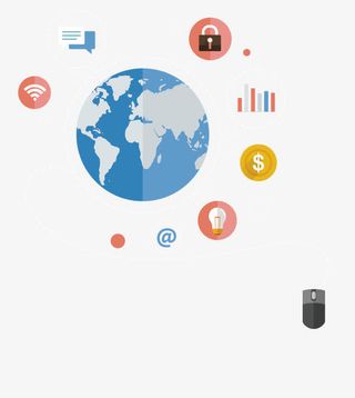 商务信息图表素材免抠