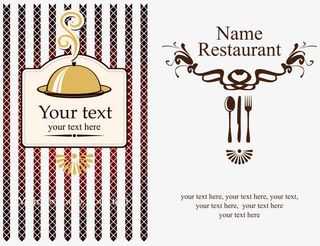 饮食名片设计素材矢量免抠