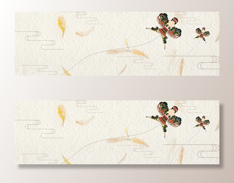 中式简约清新春天海报banner高清