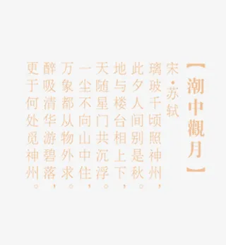 潮中观月免抠