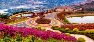 秋季公园美丽景色摄影图片免抠