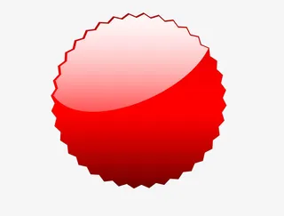 红色的卡通特卖促销标签免抠