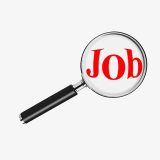 简约时尚的找工作图标 PNG免抠