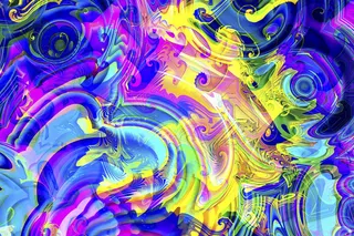 新颖彩色晕染高清水彩彩绘底纹背免抠