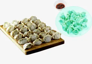 案板上的饺子免抠