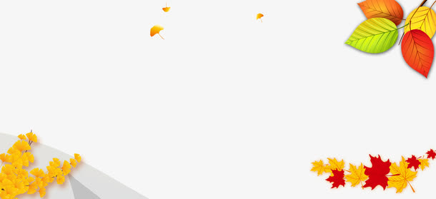 枫叶边框免抠