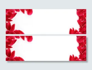 简约玫瑰花瓣海报背景高清