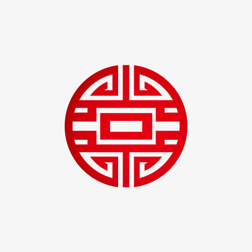 中国风喜庆节日标志免抠