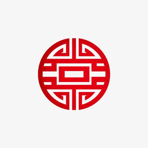 中国风喜庆节日标志免抠