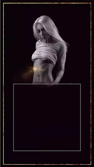 简约黑色大气健身H5背景图高清