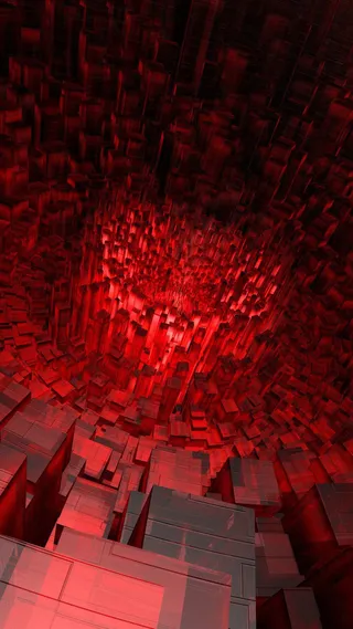 红色立体H5背景高清