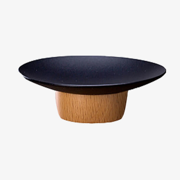 产品实物木质杯托免抠