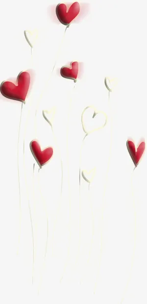 214情人节爱心装饰免抠