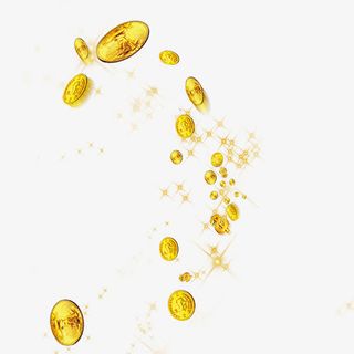 飘落的金币免抠