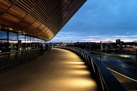 夜景海边矢量背景图片素材