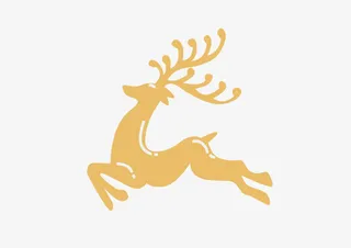 梅花鹿矢量免抠