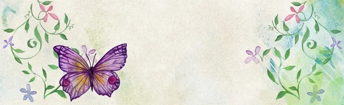 蝴蝶花朵背景图高清