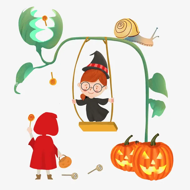 万圣节荡千秋免抠