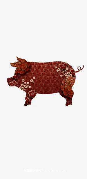 新年新春春节元素素材猪免抠 新年新春春节元素素材猪免抠