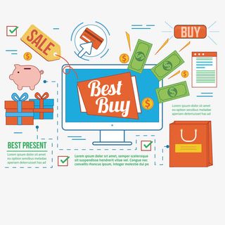 矢量金融理财元素免抠