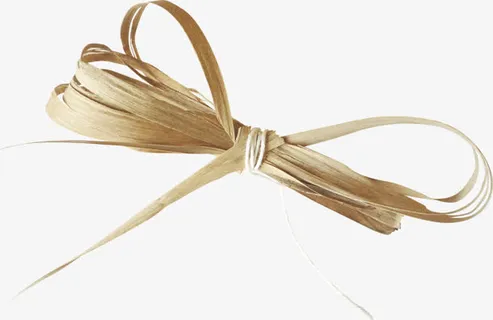 折叠蝴蝶结粽叶免抠