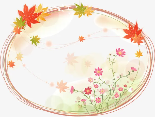 矢量韩式花边框1免抠