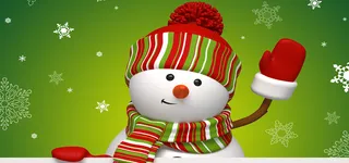雪人背景高清