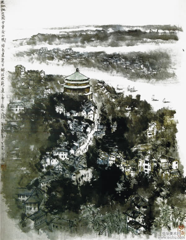 装饰国画免抠