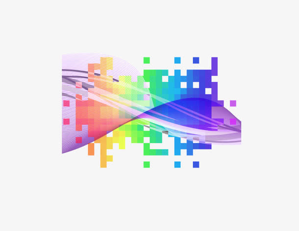 彩色渐变背景装饰