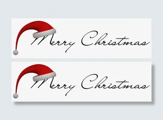 圣诞节英文背景素材