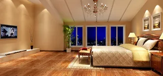 卧室吊顶效果图地板背景高清
