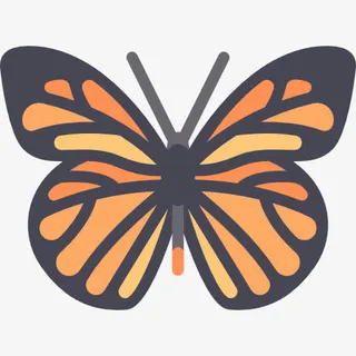蝴蝶图标免抠