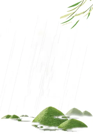 清明节清新杨柳背景素材高清