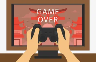 打电动矢量免抠