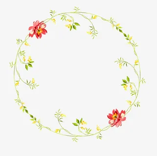 小清新花环免抠