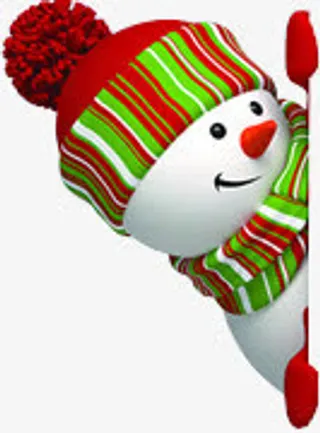 雪人卡通免抠