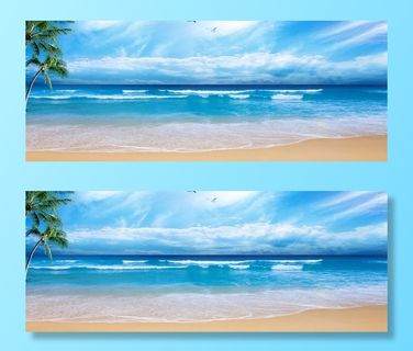 蓝色海洋背景高清