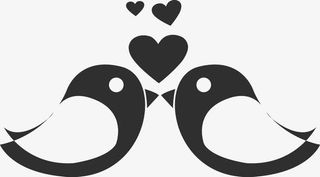 相爱的小鸟免抠
