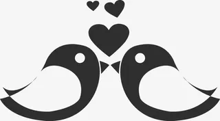 相爱的小鸟免抠