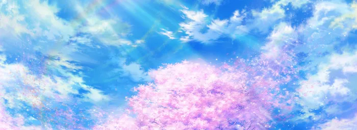 动漫梦幻天空背景banner高清