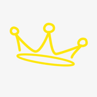 卡通皇冠png素材免抠