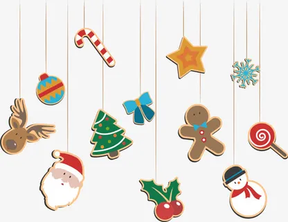 圣诞节装饰元素免抠