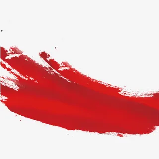 彩色水墨创意笔触元素免抠