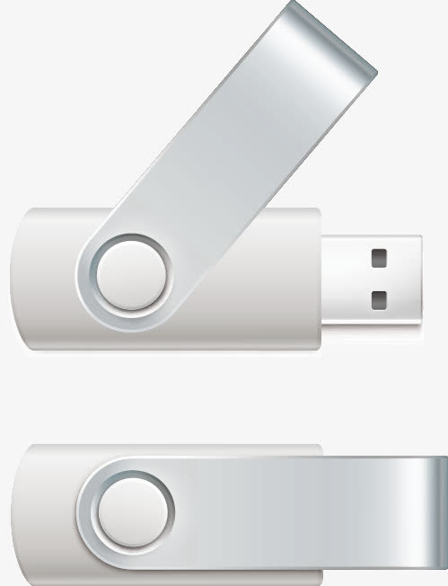 矢量手绘U盘免抠