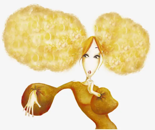 西方人物矢量图美女图标免抠
