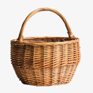 柳编收纳篮子免抠