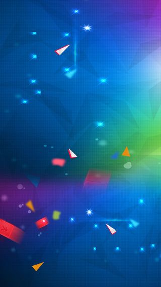 多边形晶格化飞絮物H5背景高清