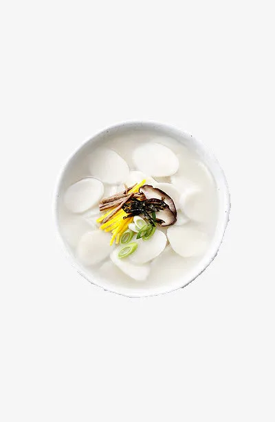 韩式清蒸的年糕汤免抠