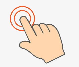 手指点击图标免抠